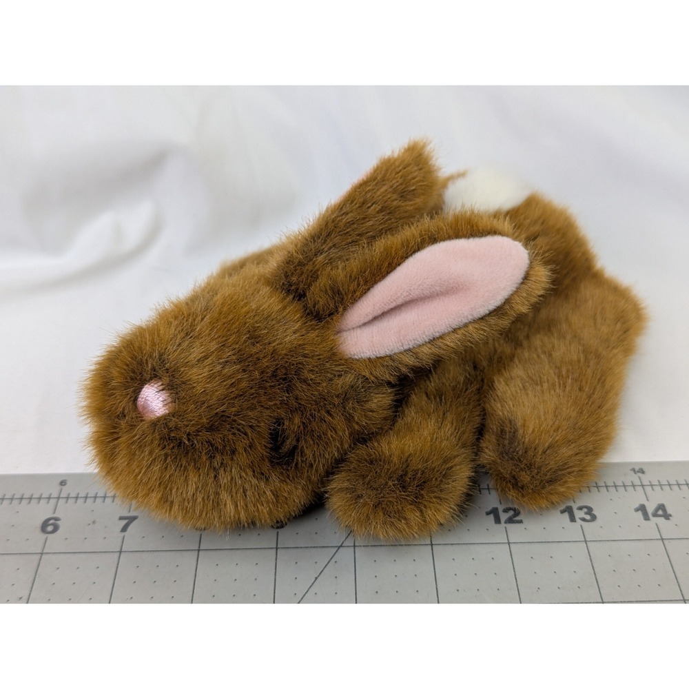 Walmart Brown Rabbit Hand Puppet Plush 9 Inch Stuffed Animal Toy